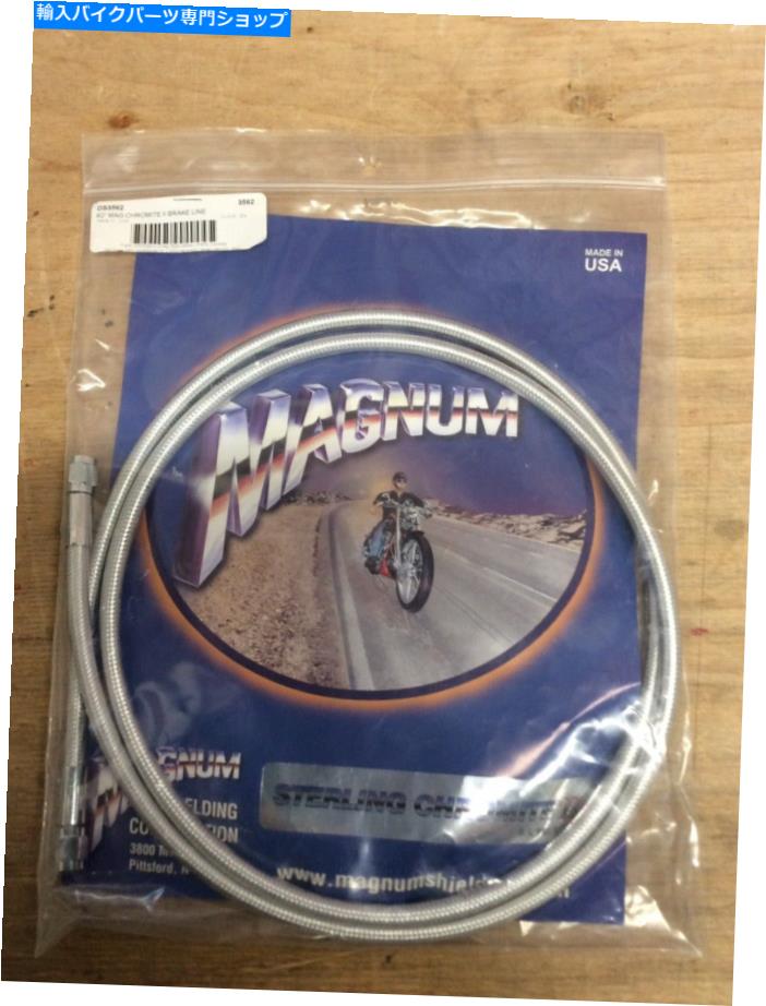 Hoses マグナム-3562-スターリングクロマイトIIユニバーサルブレーキライン、62インチ Magnum - 3562 - Sterling Chromite II Universal Brake Line, 62in【並行輸入品】