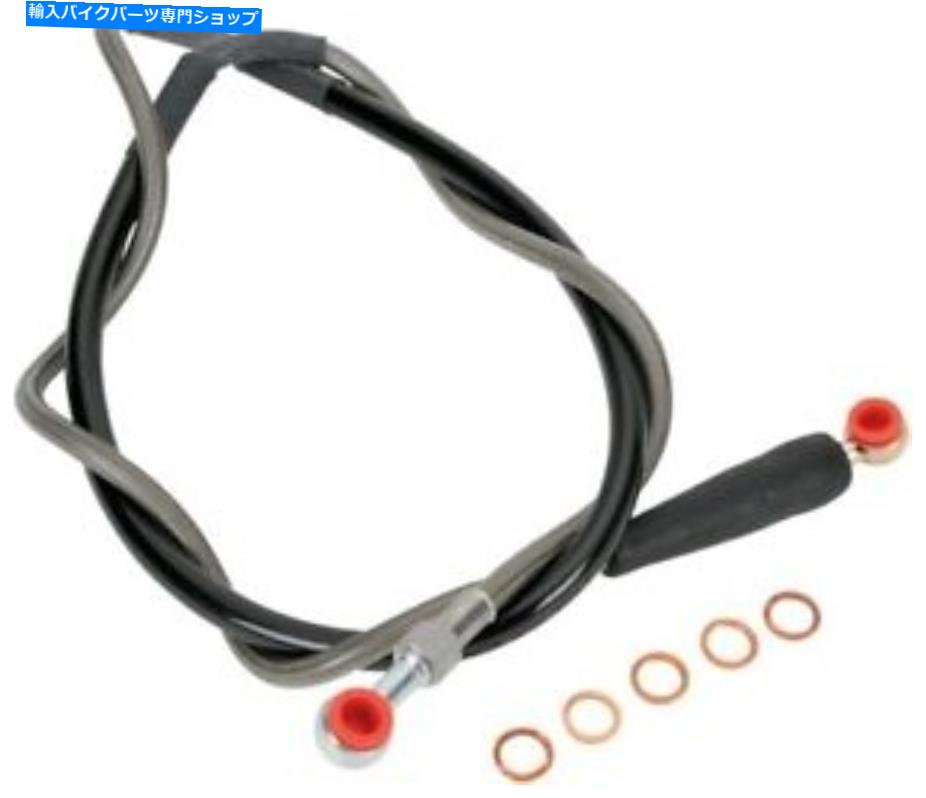Hoses ムースブレーキラインフロントステンレススチールKTM 200/250/300/350/400/450/500/525/530 Moose Brake Line Front Stainless Steel KTM 200/250/300/350/400/450/500/525/530【並行輸入品】