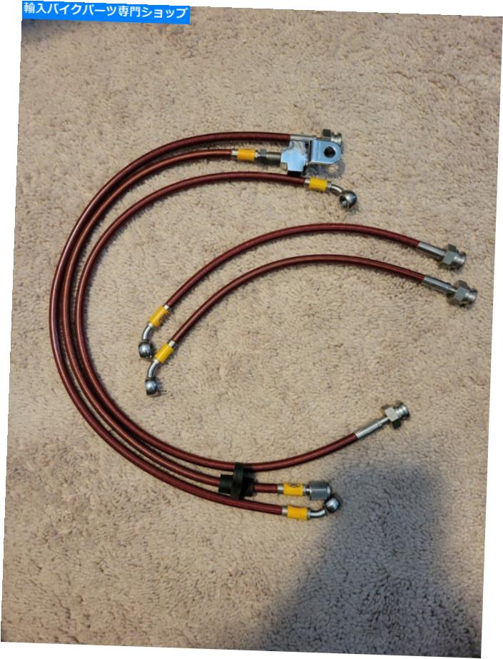 Hoses ステンレス編組ブレーキラインフォードダッジシボレー Stainless Braided Brake Line FORD DODGE CHEVY【並行輸入品】