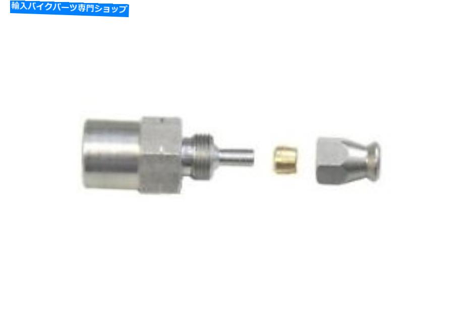 Hoses メスホースエンド10mm x 1.25mm凹面ホースステンレス Female Hose End 10mm x 1.25mm Concave on to Hose Stainless【並行輸入品】