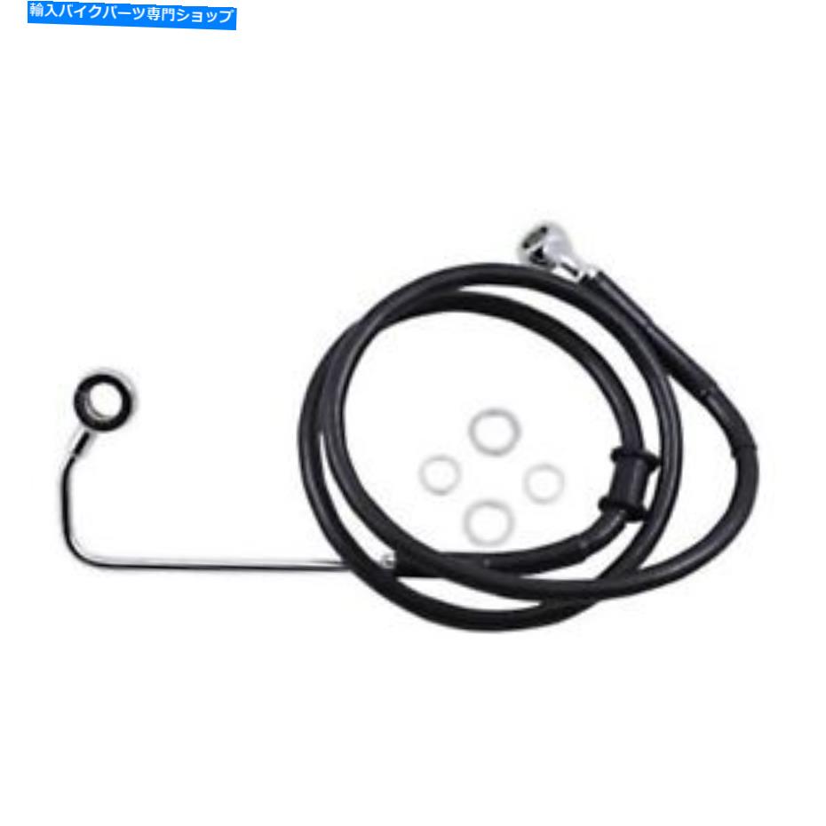 Hoses ドラッグスペシャリズブレーキライン-15-17ソフトアイル-Black +8 "1741-5786 Drag Specialties Brake Line - 15-17 Softail - Black +8" 1741-5786【並行輸入品】|Us Custom Parts Shop USDM