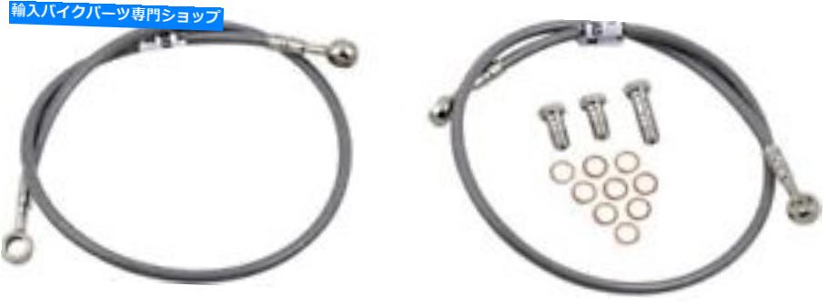 Hoses ガルファーブレーキスチール編組フロントブレーキラインD385-2 17-8517 FK003D385-2 19-8346 Galfer Brakes Steel Braided Front Brake Line D385-2 17-8517 FK003D385-2 19-8346【並行輸入品】