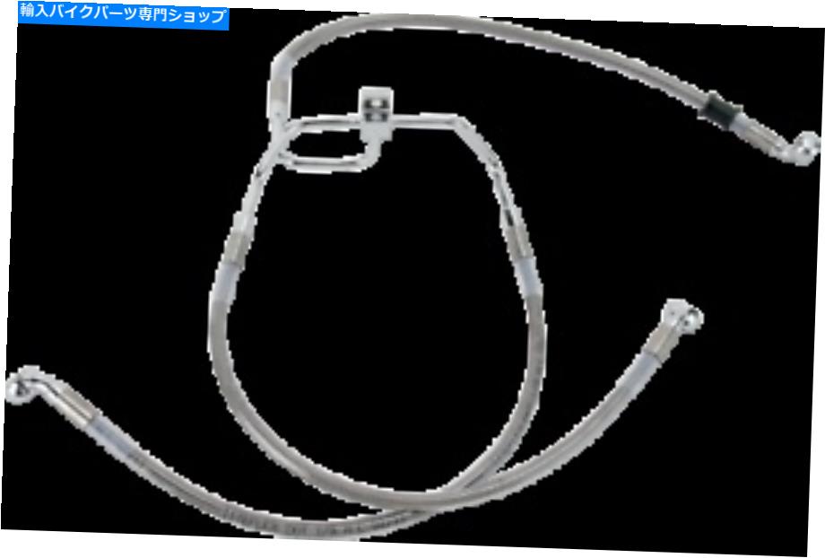 Hoses ドラッグスペシャリ+6 "ステンレス鋼フロントブレーキラインキット24 5/8" -1741-2903 Drag Specialties +6" Stainless Steel Front Brake Line Kit 24 5/8" - 1741-2903【並行輸入品】|Us Custom Parts Shop USDM