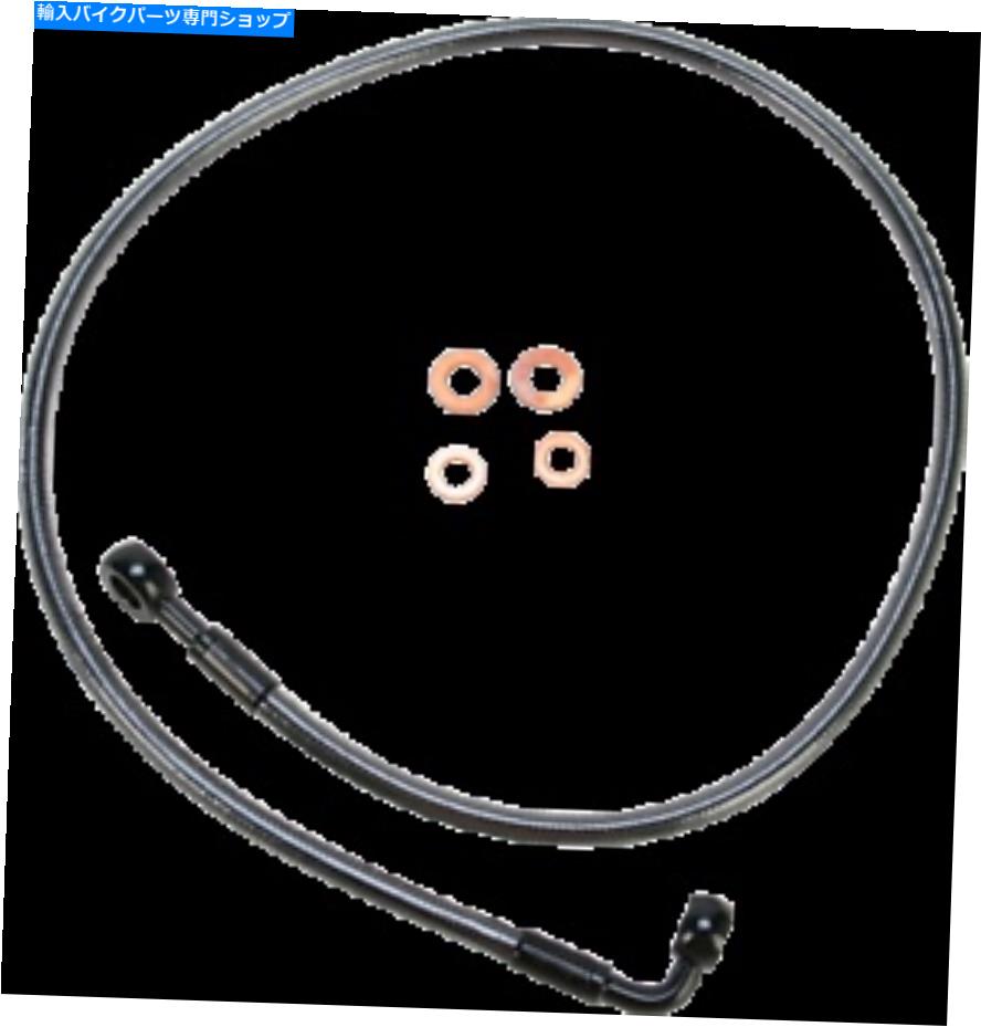 Hoses Magnum E-zシングルディスクフロントブレーキライン180DEGを調整します。トップアングル-52in46452SW Magnum E-Z Align Single Disc Front Brake Line 180deg. Top Angle - 52in 46452SW【並行輸入品】