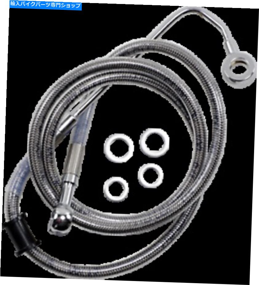 Hoses ドラッグスペシャリティ拡張ステンレススチールフロントブレーキラインキットプラス8 \