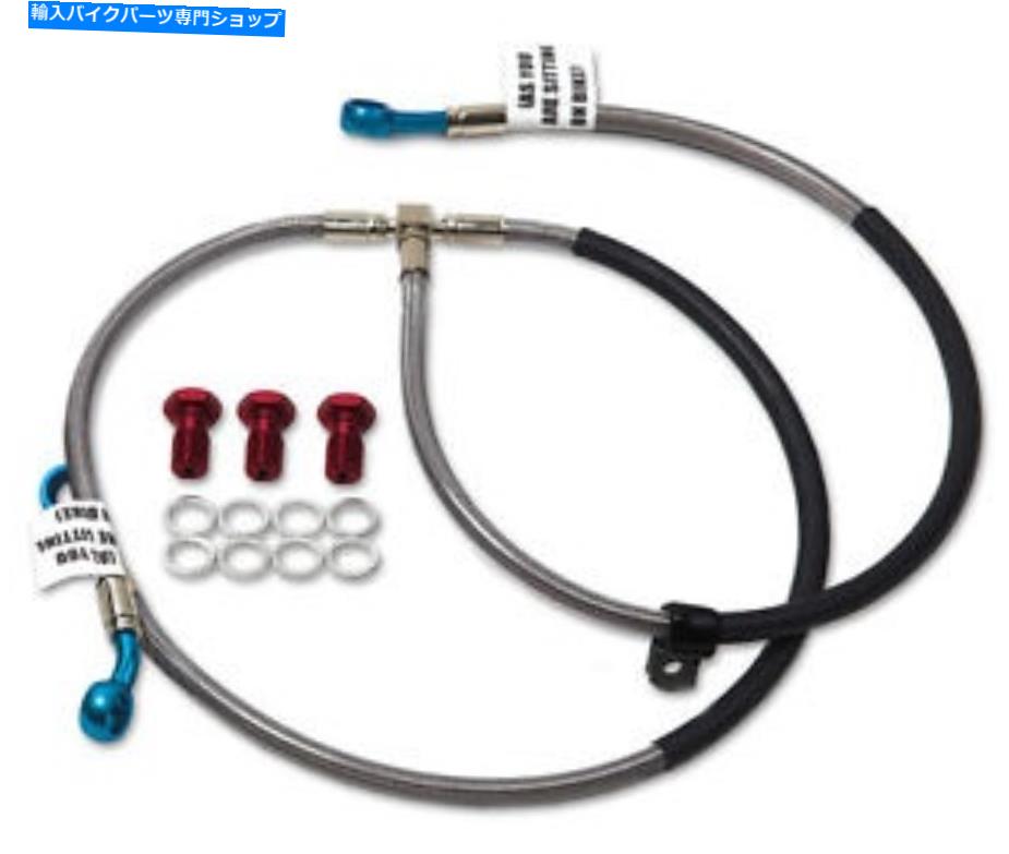 Hoses BMW 2009-2016 S1000RR非ABSギャルファーGPフロントステンレススチールブレーキラインキット BMW 2009-2016 S1000RR Non-ABS GALFER GP FRONT STAINLESS STEEL BRAKE LINE KIT【並行輸入品】