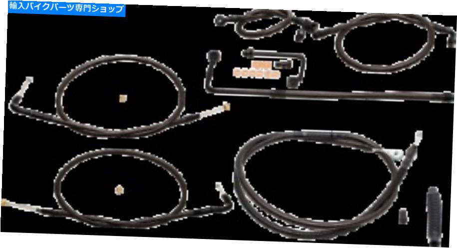 Hoses LAチョッパーズ-LA8151KT00M -ケーブル/ブレーキラインキット、OEハンドルバー - 真夜中 LA Choppers - LA8151KT00M - Cable/Brake Line Kit, OE Handlebars - Midnight【並行輸入品】