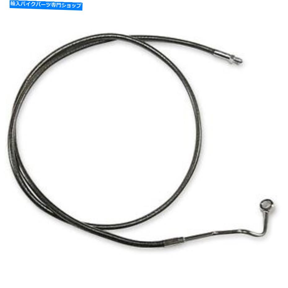 Hoses マグナム-AS47015-ブラックパールデザイナーシリーズフロントミッドブレーキラインハーレーダビッド Magnum - AS47015 - Black Pearl Designer Series Front Mid Brake Line Harley-David【並行輸入品】