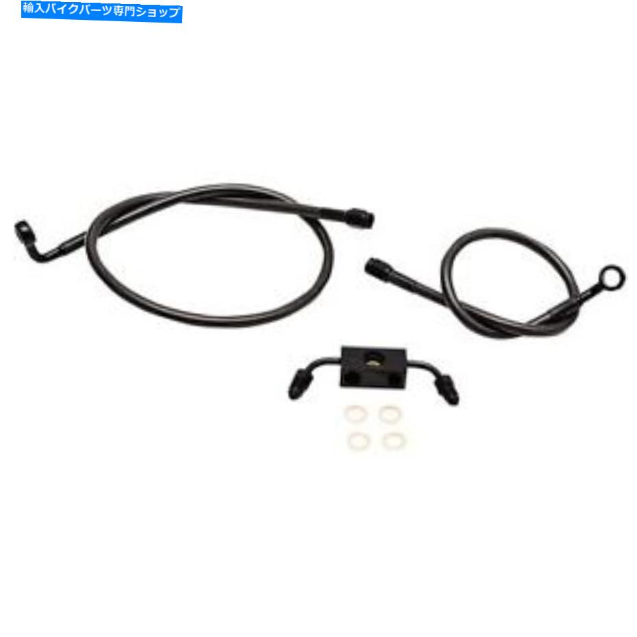 Hoses La Choppers Midnight Brake Lines -Sportster ABS LA -8321B13M LA Choppers Midnight Brake Lines - Sportster ABS LA-8321B13M【並行輸入品】