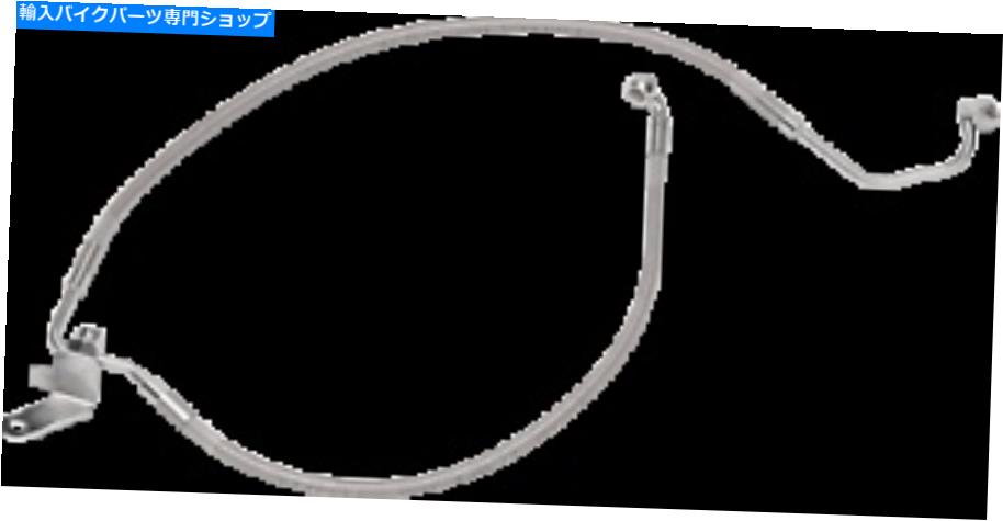 Hoses ドラッグスペシャリティ1741-0211標準長リアステンレススチールブレーキラインキット Drag Specialties 1741-0211 Standard Length Rear Stainless Steel Brake Line Kit【並行輸入品】