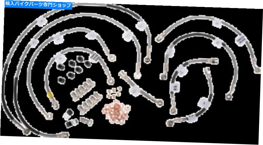 Hoses ガルファーステンレススチールブレーキラインキット2ラインフロントFK003D5-2 Galfer Stainlesss Steel Brake Line Kits 2 Lines Front FK003D5-2【並行輸入品】｜Us Custom Parts Shop USDM