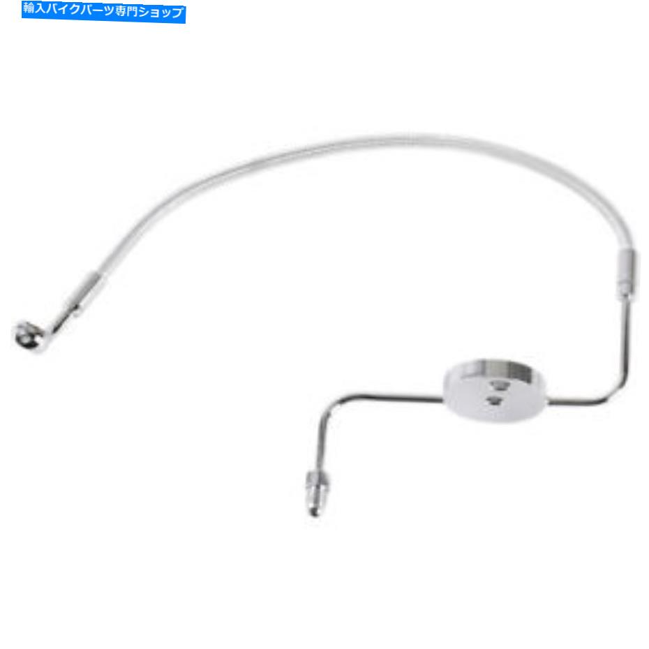 Hoses マグナムSCIIフロントブレーキライン - 非ABS -STERLING CHROMITE -LOWER | 37006 Magnum SCII Front Brake Line - Non-ABS - Sterling Chromite - Lower | 37006【並行輸入品】|Us Custom Parts Shop USDM