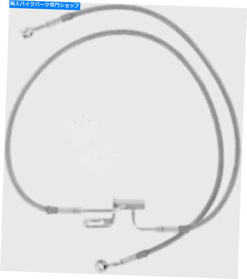 Hoses ファットボーイリアブレーキラインコーティングステンレススチールグッドリッジハーレー45133-07 FLST 07 Fatboy Rear Brake Line Coated Stainless Steel Goodridge Harley 45133-07 FLST 07【並行輸入品】
