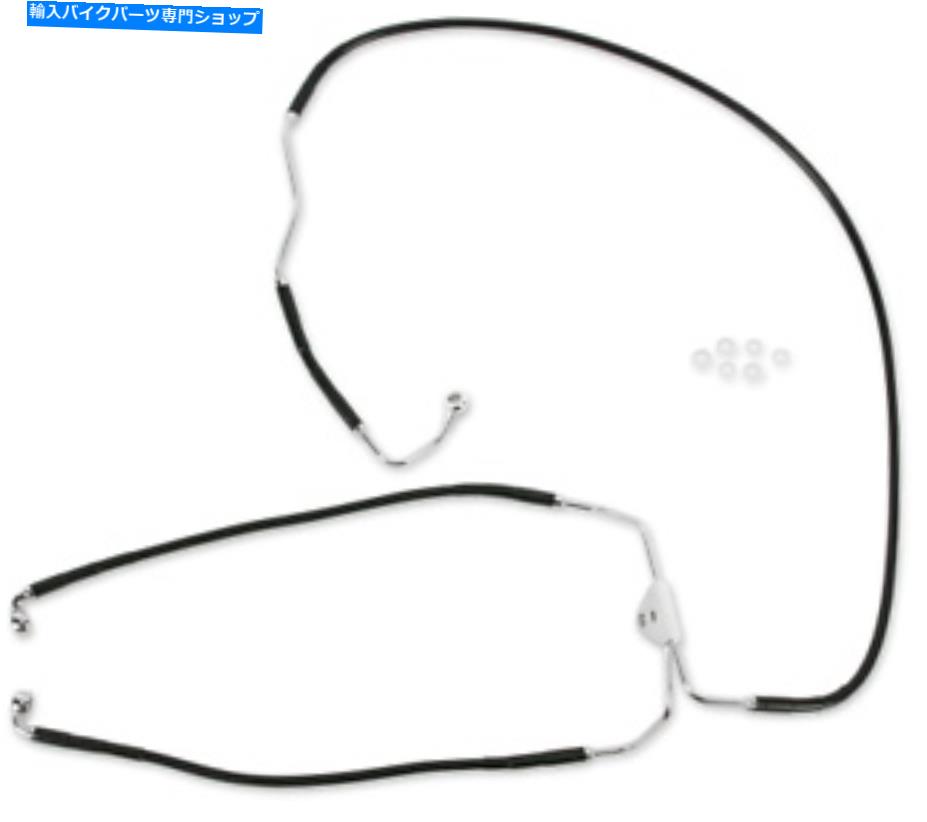 Hoses ドラッグスペシャルズ標準長フロントステンレススチールブレーキラインキット1741-2939 Drag Specialties Standard Length Front Stainless Steel Brake Line Kit 1741-2939【並行輸入品】｜Us Custom Parts Shop USDM