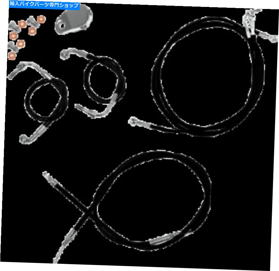 Hoses LAチョッパーズ-LA -8050KT -00B-ケーブル/ブレーキラインキット、ストック - ブラック LA Choppers - LA-8050KT-00B - Cable/Brake Line Kit, Stock - Black【並行輸入品】