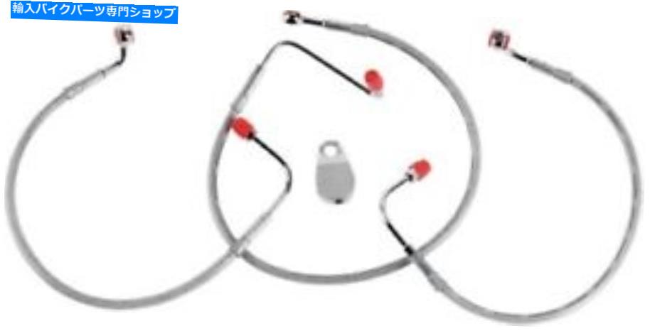 Hoses Goodridge HD9241-Aフロントストックスタイルのドット/Tuvブレーキラインキット +10インチ。長さ Goodridge HD9241-A Front stock-Style DOT/TUV Brake Line Kit +10in. Length【並行輸入品】