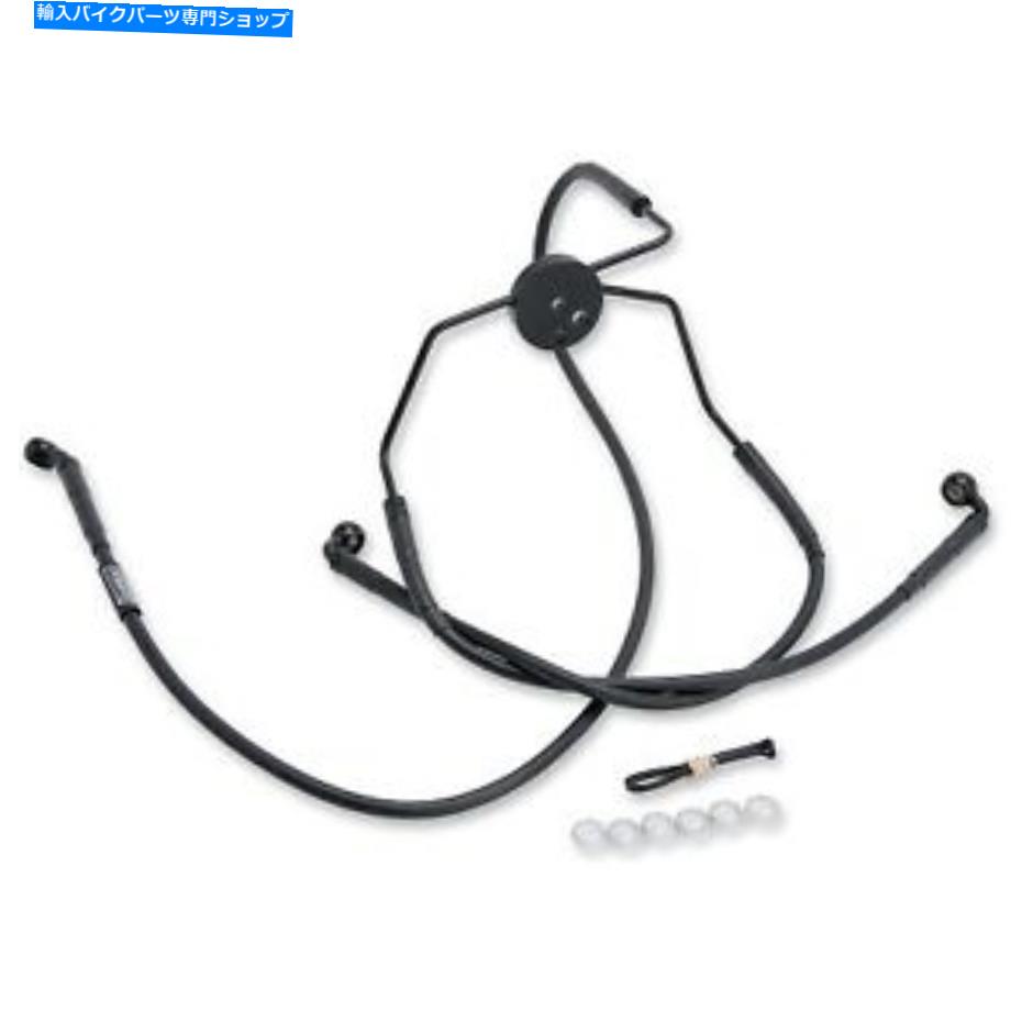 Hoses Russell -R08780BC -Extended Length編みのフロントブレーキラインキットHarley -Davidso Russell - R08780BC - Extended Length Braided Front Brake Line Kit Harley-Davidso【並行輸入品】|Us Custom Parts Shop USDM
