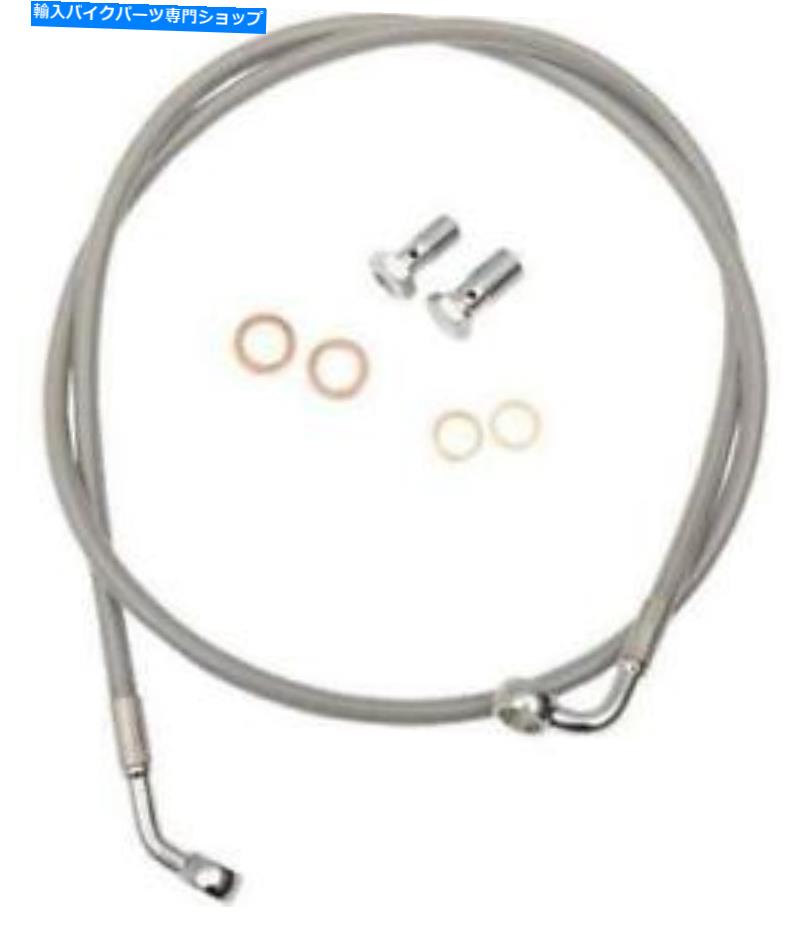 Hoses LAチョッパーズLA-8230B19ステンレススチールブレーキラインキット-18IN.-20IN。猿のハンガー LA Choppers LA-8230B19 Stainless Steel Brake Line Kit - 18in.-20in. Ape Hangers【並行輸入品】 50,754円