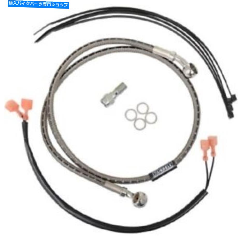 Hoses ラッセル-R08838DS-編組リアブレーキラインキット49516 Russell - R08838DS - Braided Rear Brake Line Kit 49516【並行輸入品】
