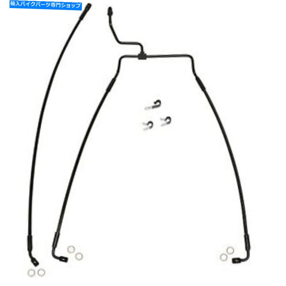Hoses マグナム-SBB1313-33-B with B with B with Bith Magnum - SBB1313-33 - Black Coated XR Stainless Lower Front Brakeline Kit with B【並行輸入品】|Us Custom Parts Shop USDM