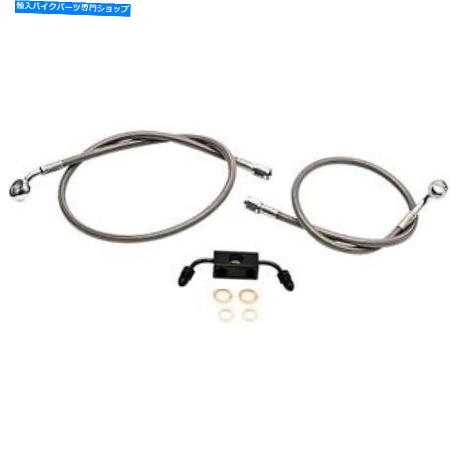 Hoses LAチョッパーズ-LA8211B16-ステンレススチールブレーキラインキット、15-17インチ。猿ハンガーh LA Choppers - LA8211B16 - Stainless Steel Brake Line Kit, 15-17in. Ape Hangers H【並行輸入品】｜Us Custom Parts Shop USDM