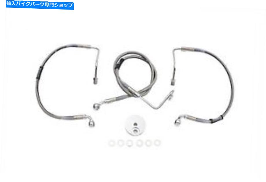 Hoses ステンレススチールフロントブレーキホース33-1/4インチフィットハーレーデビッドソン Stainless Steel Front Brake Hose 33-1/4 inch fits Harley Davidson【並行輸入品】|Us Custom Parts Shop USDM