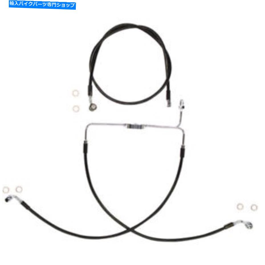 Hoses マグナムXRブレーキラインキット-25 " - ブラック| SBC1307-25 Magnum XR Brake Line Kit - 25" - Black | SBC1307-25【並行輸入品】｜Us Custom Parts Shop USDM