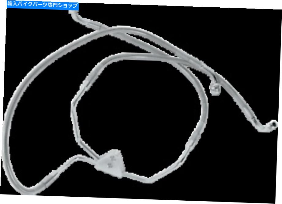 Hoses ドラッグスペシャリティステンレスフロントブレーキラインキット(クリア)1741-0868 Drag Specialties Stainless Front Brake Line Kit (Clear) 1741-0868【並行輸入品】|Us Custom Parts Shop USDM