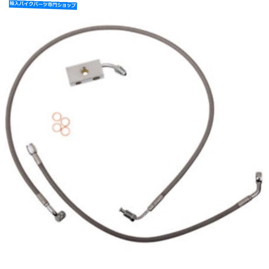 Hoses La Choppersステンレスブレーキライン-18 \