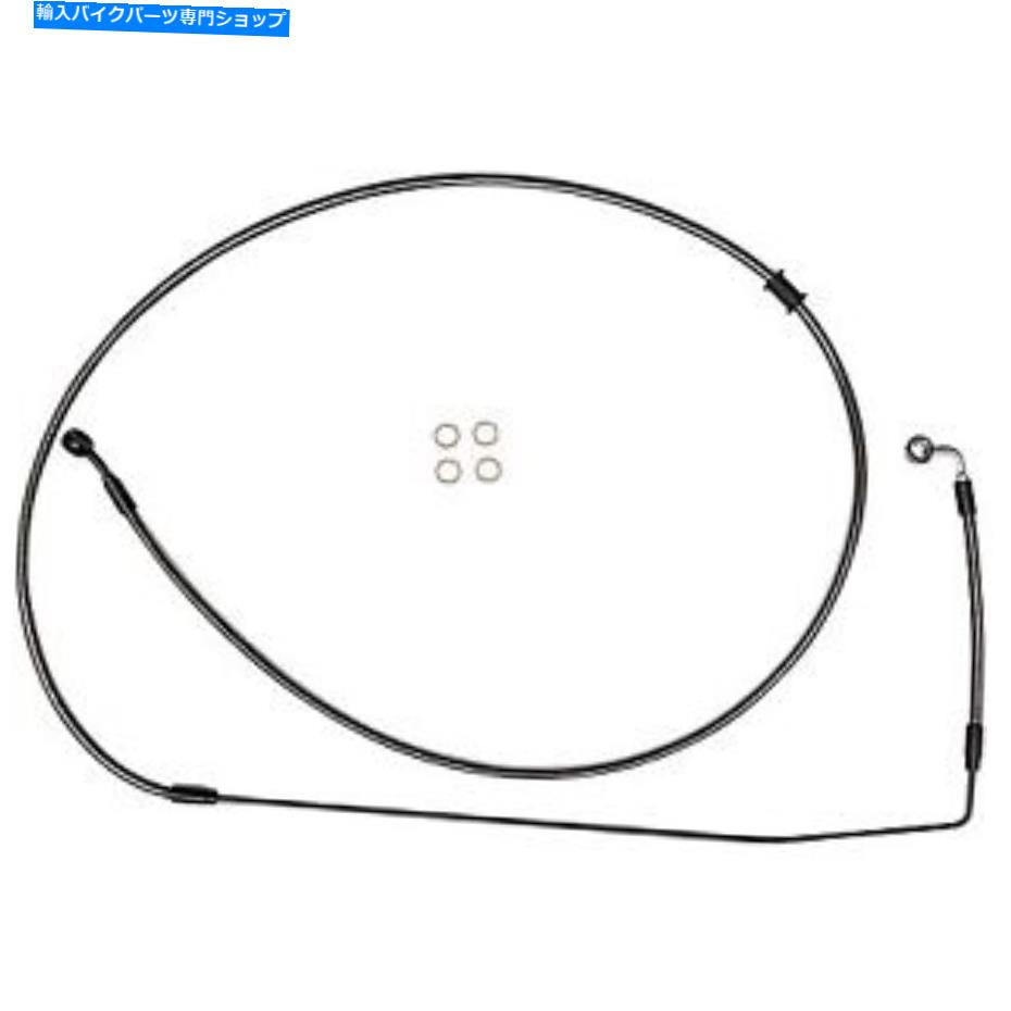 Hoses マグナム-AS47583 -EZ -Align編組フロントアッパーアブスブレーキラインインディアンスプリングフィール Magnum - AS47583 - EZ-Align Braided Front Upper ABS Brake Line Indian Springfiel【並行輸入品】