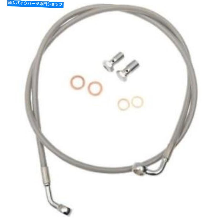 Hoses LAチョッパーズステンレススチールブレーキラインキット-15in.-17in。 APEハンガー-la-8230b16 LA Choppers Stainless Steel Brake Line Kit-15in.-17in. Ape Hangers-LA-8230B16【並行輸入品】
