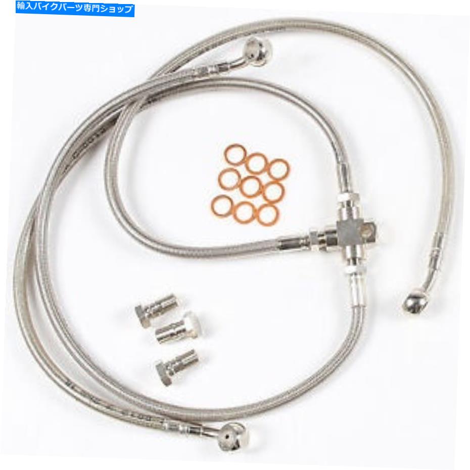 Hoses ガルファーブレーキメトリックステンレス油圧フロントブレーキラインスズキM95 2005 D493-3 Galfer Brakes Metric Stainless Hydraulic Front Brake Line Suzuki M95 2005 D493-3【並行輸入品】|Us Custom Parts Shop USDM
