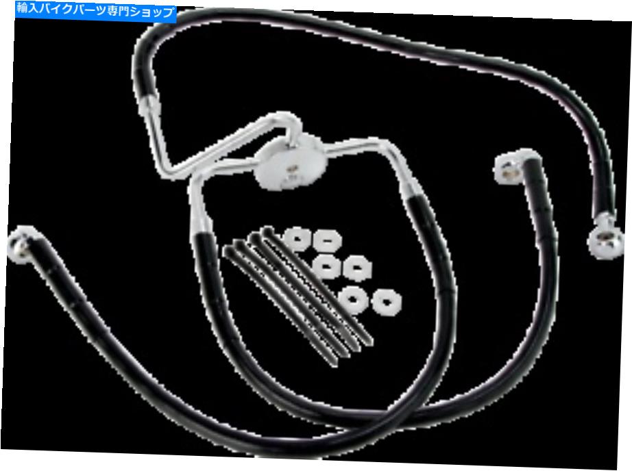 Hoses ドラッグスペシャルティーSTD長さフロントSSハーレーブレーキラインキットブラック1741-2562 Drag Specialties Std Length Front SS Harley Brake Line Kit Black 1741-2562【並行輸入品】|Us Custom Parts Shop USDM