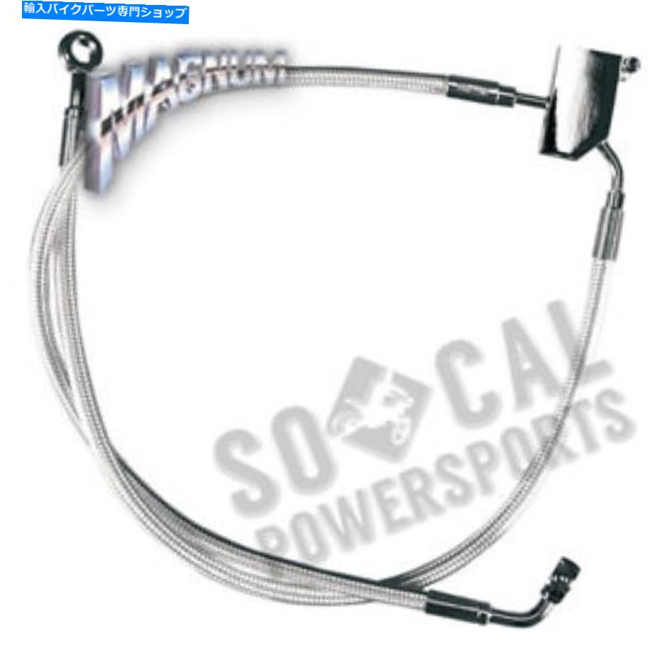 Hoses マグナムスターリングクロマイトII編組リアブレーキラインキット-3608A Magnum Sterling Chromite II Braided Rear Brake Line Kit - 3608A【並行輸入品】|Us Custom Parts Shop USDM