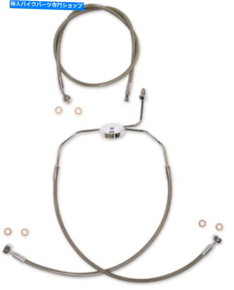 Hoses 95-03ハーレーエレクトラグライド標準FLHTブレーキラインキットXRステンレス鋼H 95-03 for Harley Electra Glide Standard FLHT Brake Line Kit XR Stainless Steel H【並行輸入品】|Us Custom Parts Shop USDM