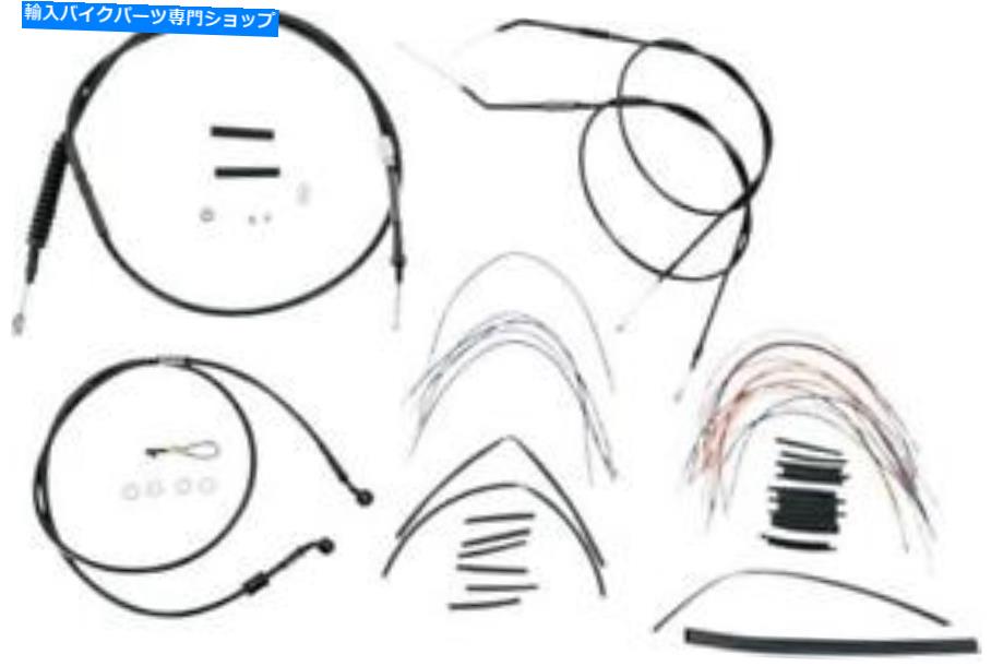 Hoses 16インチの類人猿ハンガー＃B30-1005ハーレーデビッドソンのバーリーケーブル/ブレーキラインキット Burly Cable/Brake Line Kit for 16" Ape Hangers #B30-1005 Harley Davidson【並行輸入品】｜Us Custom Parts Shop USDM