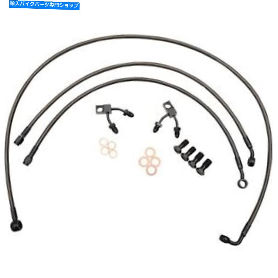 Hoses La Choppers Midnight Brake Lines -Softail ABS LA -8150B19M LA Choppers Midnight Brake Lines - Softail ABS LA-8150B19M【並行輸入品】|Us Custom Parts Shop USDM