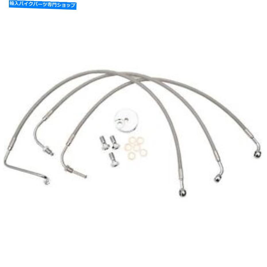 Hoses LAチョッパーズステンレススチールブレーキライン - ツーリングLA -8005B08 LA Choppers Stainless Steel Brake Lines - Touring LA-8005B08【並行輸入品】|Us Custom Parts Shop USDM
