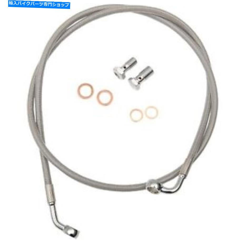 Hoses LAチョッパーズ-LA -8230B19-ステンレススチールブレーキラインキットハーレーダビッドソンファットボー LA Choppers - LA-8230B19 - Stainless Steel Brake Line Kit Harley-Davidson Fat Bo【並行輸入品】