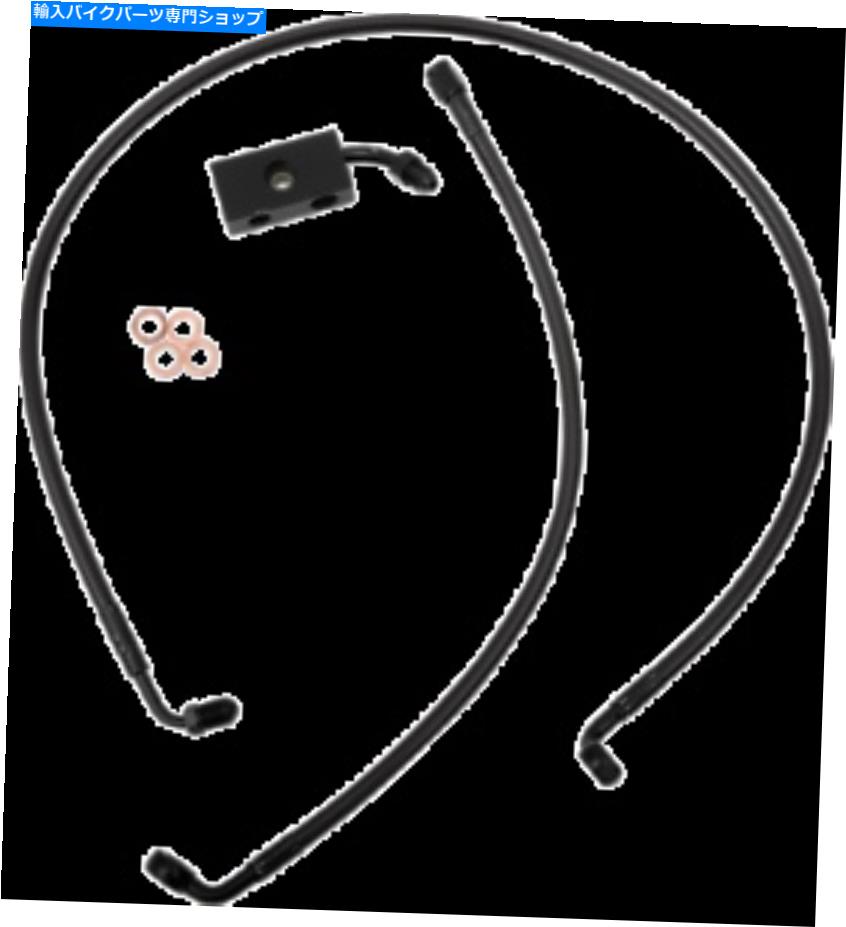 Hoses LAチョッパーズLA-8152B13Mステンレス鋼ブレーキラインキット LA Choppers LA-8152B13M Stainless Steel Brake Line Kits【並行輸入品】