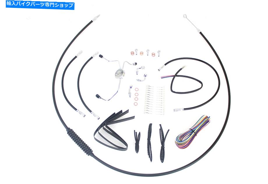 Hoses 10インチ12インチハンドルケーブルとブレーキラインキットがHarley-Davidsonに適合する 10 inch-12 inch Handlebar Cable and Brake Line Kit fits Harley-Davidson【並行輸入品】|Us Custom Parts Shop USDM