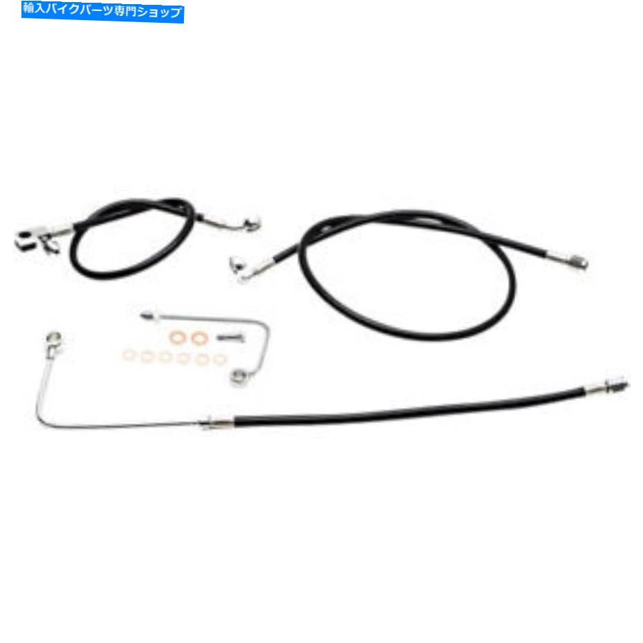 Hoses La Choppers Brake Line -Black -12-14 Softail abs | LA-8151B13B LA Choppers Brake Line - Black - 12-14 Softail ABS | LA-8151B13B【並行輸入品】