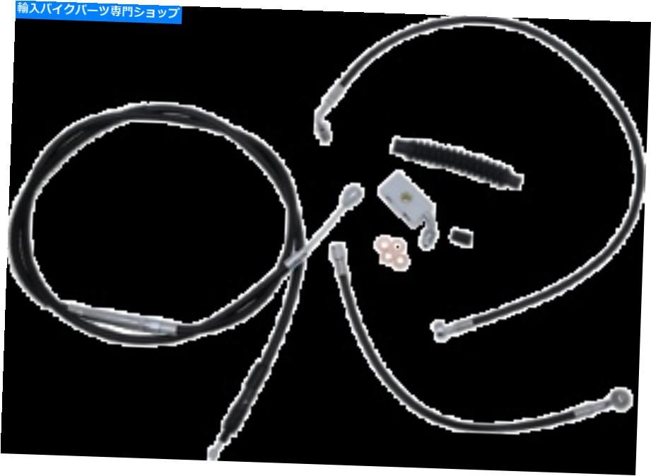Hoses La Choppersケーブル/ブレーキラインキット12-14in。 APEハンガーBLACKLA-8152KT-13B LA Choppers Cable/Brake Line Kit 12-14in. Ape Hangers BlackLA-8152KT-13B【並行輸入品】|Us Custom Parts Shop USDM