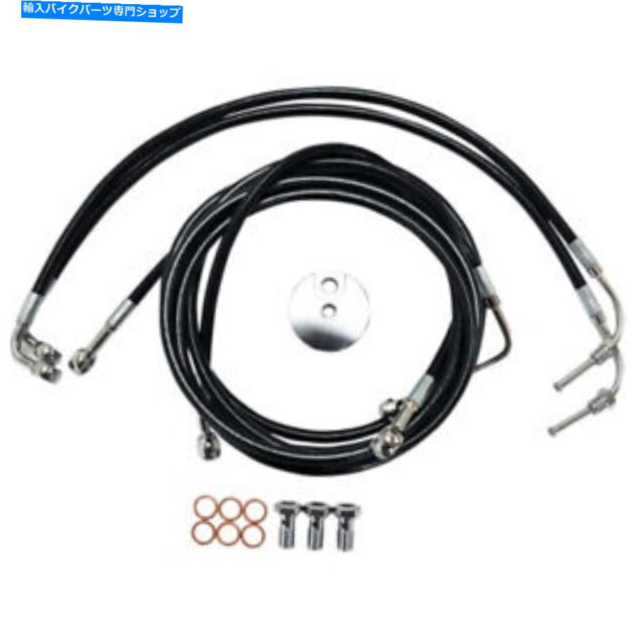 Hoses La Choppers Brake Lines -Black -FL ABS | LA-8051B08B LA Choppers Brake Lines - Black - FL ABS | LA-8051B08B【並行輸入品】