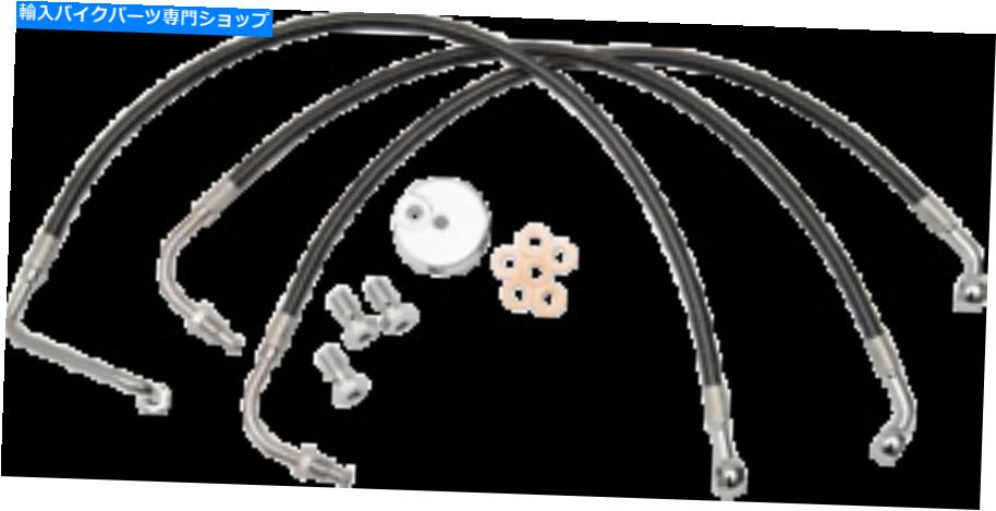 Hoses La ChoppersブラックブレーキラインバースワップキットLA-8005B16B MADEIN IN USA LA Choppers Black Brake Line Bar Swap Kit LA-8005B16B Made in USA【並行輸入品】｜Us Custom Parts Shop USDM