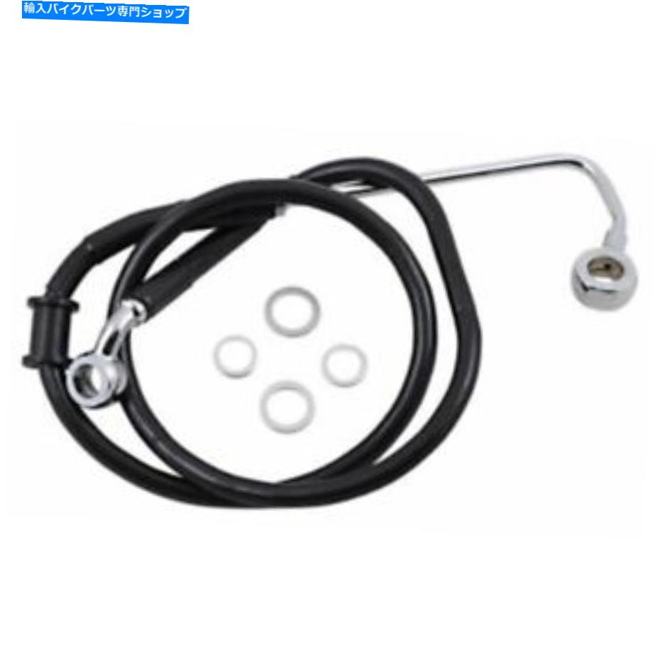 Hoses ハーレーダビッドソンブレイクアウトのブレーキラインファットボーイファットボーイloソフトアイルブラック+2 \