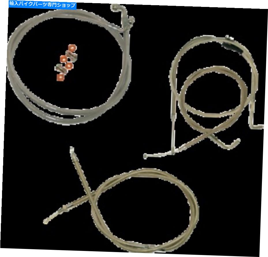 Hoses LAチョッパーズ-LA -8005KT -00-ケーブル/ブレーキラインキット、ストック - ステンレス鋼 LA Choppers - LA-8005KT-00 - Cable/Brake Line Kit, Stock - Stainless Steel【並行輸入品】｜Us Custom Parts Shop USDM 53,592円