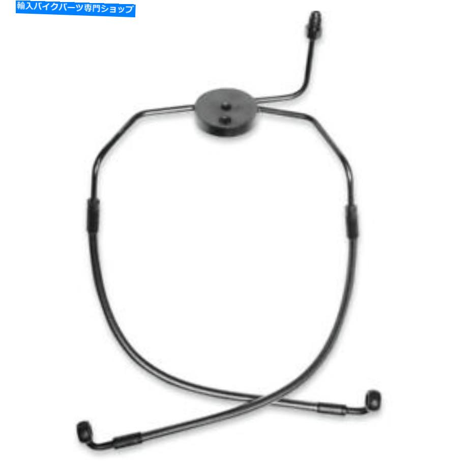 Hoses マグナムブラックパールフロントブレーキライン - 非ABS -lower -00-03 fxdx | 47004 Magnum Black Pearl Front Brake Line - Non-ABS - Lower - 00-03 FXDX | 47004【並行輸入品】