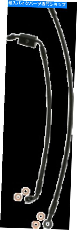 Hoses 14-21ハーレーアイアン883 XLNマグナムXRブレーキラインキットフロントブラックSBB1326-21 14-21 for Harley Iron 883 XLN MAGNUM XR Brake Line Kit Front Black SBB1326-21【並行輸入品】