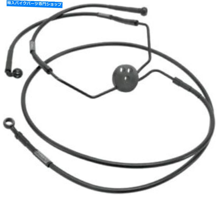 Hoses ラッセル編組ステンレスブレーキラインキットフロントローワーブラック#R08779BC Russell Braided Stainless Brake Line Kit Front Lower Black #R08779BC【並行輸入品】